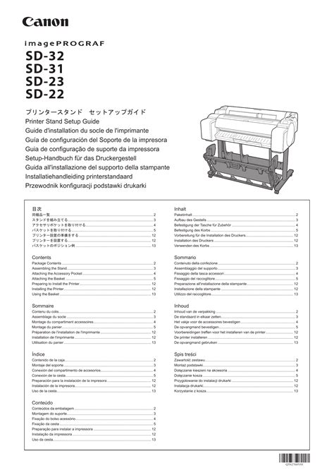 Canon imagePROGRAF TM-200 printer Installationsanleitung | Manualzz