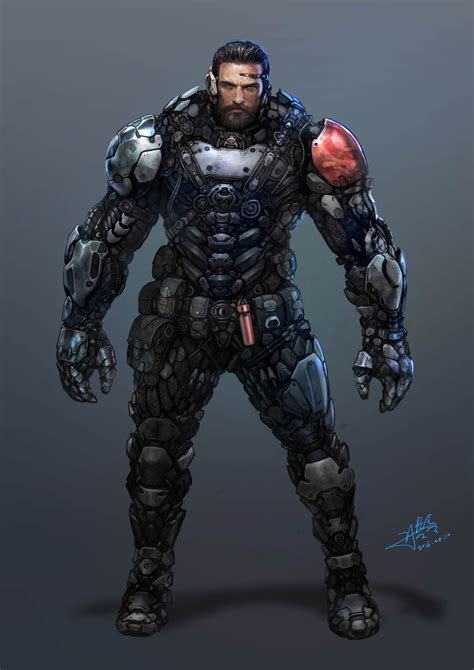 Sci Fi Concept Art Male