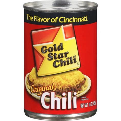 Gold Star Original Chili, Cincinnati Flavor, Ideal for Mac 'n Cheese ...