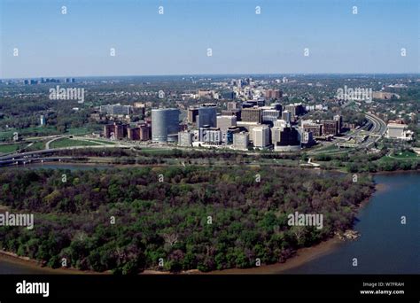 Aerial view of Rosslyn, Virginia Stock Photo - Alamy