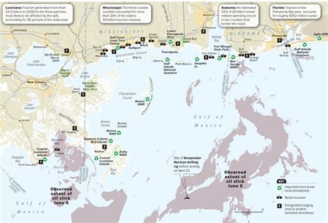 Graphic: Gulf Coast Oil Spill Map - The Washington Post