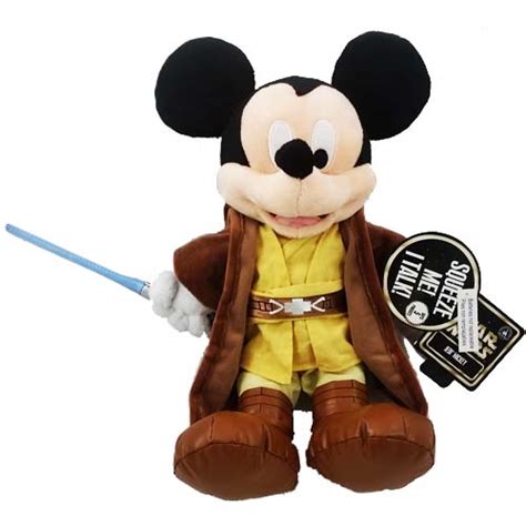 Disney Plush - Star Wars Weekends 2015 - Jedi Knight Mickey Mouse