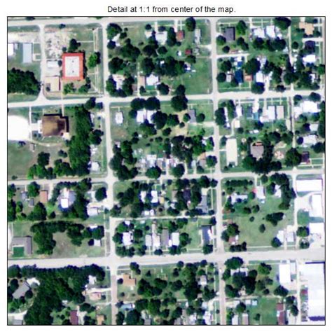 Aerial Photography Map of Florence, KS Kansas