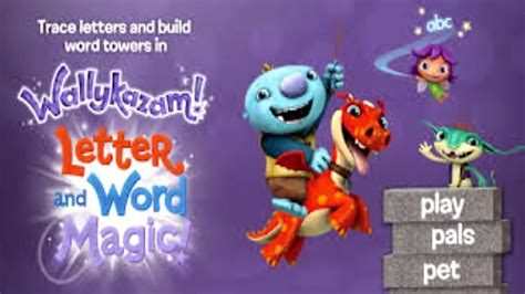 Wallykazam - Letter and Word Magic - Funny Kids Games - YouTube