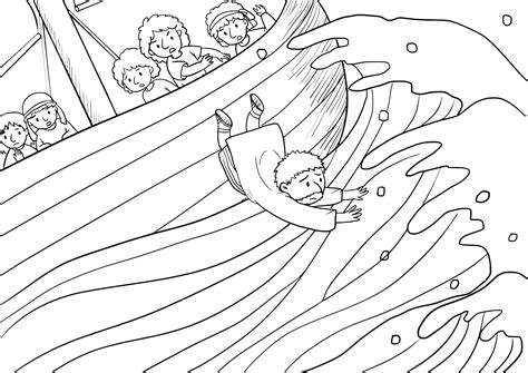 COLORING PAGES! Jonah and the Whale – Keys For Kids Radio