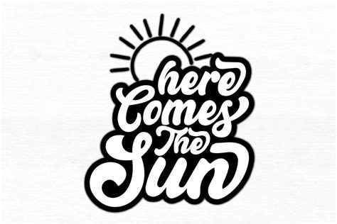 Here Comes the Sun SVg Summer SVG Files Graphic by CraftHub · Creative ...