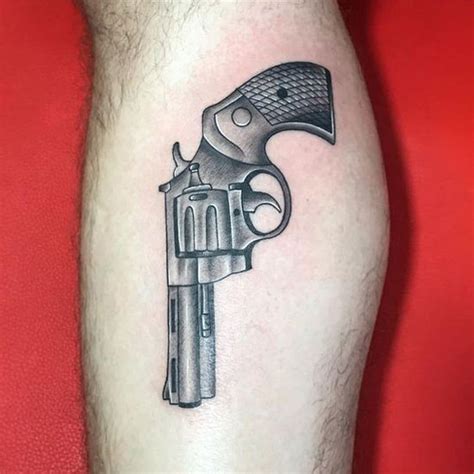 Aggregate more than 67 gun tattoo outline best - in.coedo.com.vn