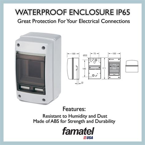 Waterproof Enclosure IP65 - Famatel USA