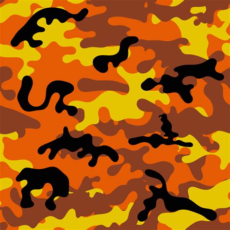 4 Orange Camouflage Texture Tile (PNG Transparent) | OnlyGFX.com