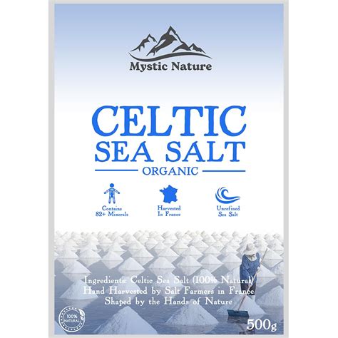 Buy Celtic Sea Salt - 500g | 100% Natural Unrefined Celtic Salt ...