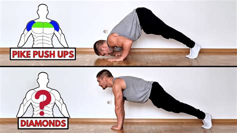 10 Push Up Variations and the Muscles They Target ! - YouTube