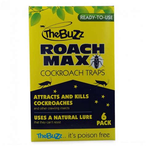 Cockroach Traps, 6 traps - Go Raw Organics