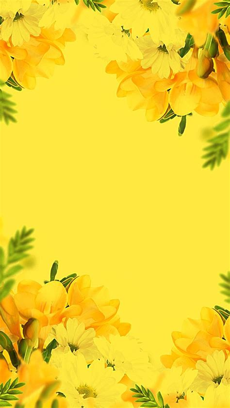 High Resolution Wallpaper Yellow Flowers