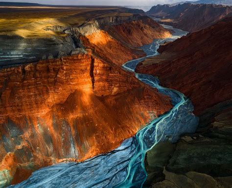 DUSHANZI Grand Canyon by Yuhan Liao - Sunlight glances off mineral ...