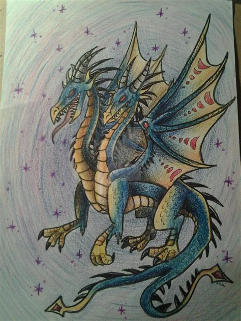 Two headed dragon by DragonRider02 on DeviantArt