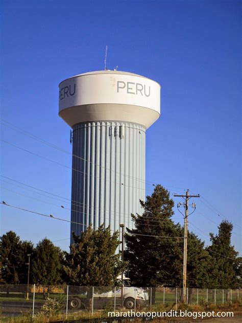 Peru, Illinois Peru Illinois, Us Route, Lasalle, Water Tower ...