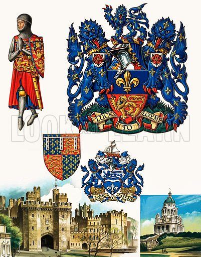 Lancaster (coat of arms) stock image | Look and Learn