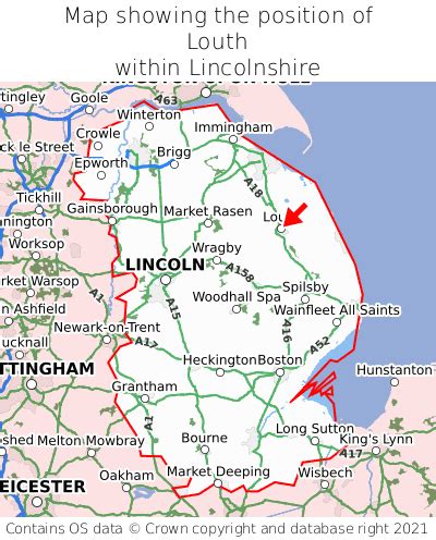 Where is Louth? Louth on a map