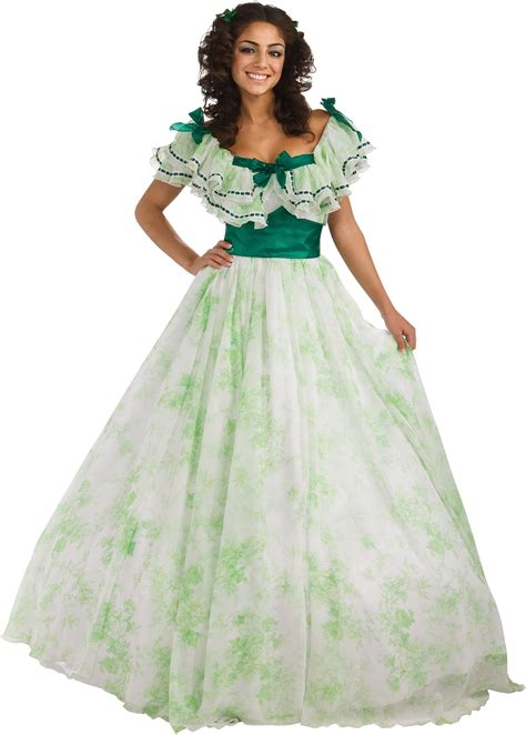 Gone With The Wind - Scarlett Picnic Dress Adult Costume Description ...