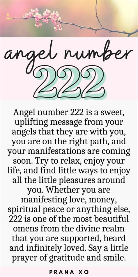 222 Angel Number Meaning for Law of Attraction & Manifesting | Angel ...