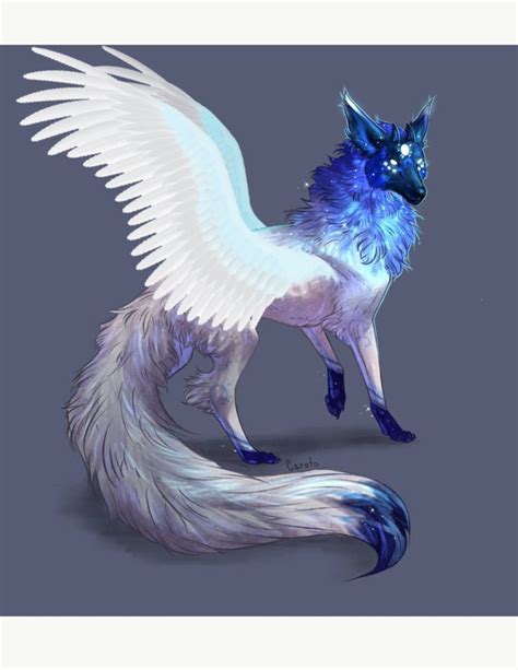 Pterolykus/Winged Wolf; Loba Con Alas | Mythical creatures fantasy ...