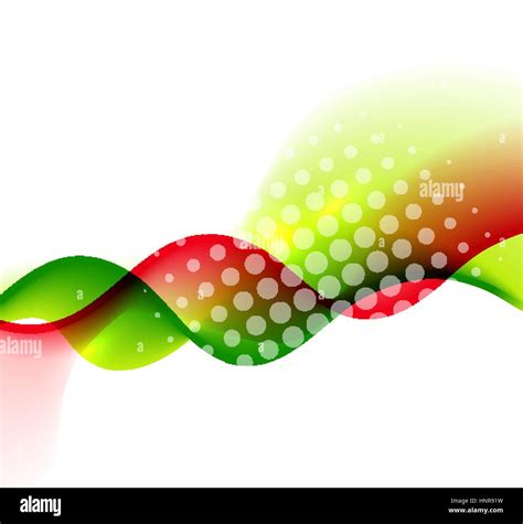 Vector Abstract curved lines background. Template brochure design ...