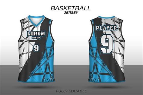 Premium Vector | Basketball jersey design template uniform front and ...