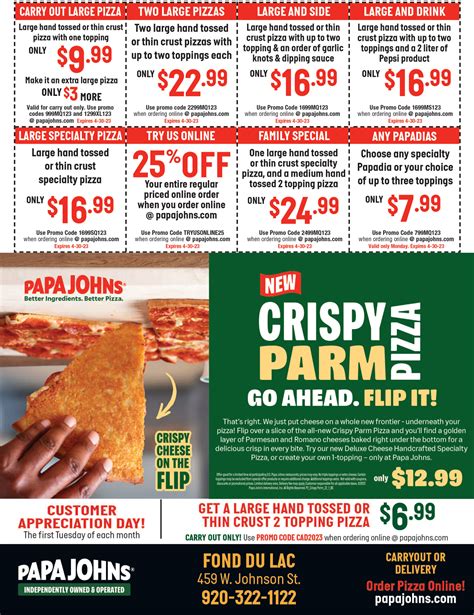 Papajohns Coupons 2024 - Roze Brandea