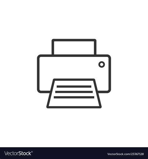 Printer graphic icon design template Royalty Free Vector