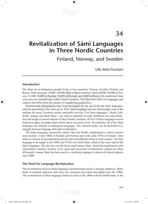 (PDF) Revitalization of Sámi Languages in Three Nordic Countries ...