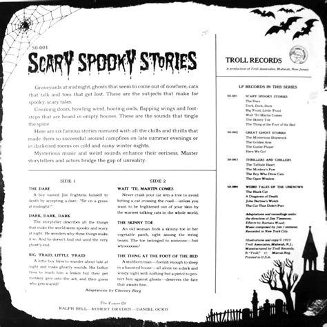 Groovy Vinyl from 1973: Scary Spooky Stories