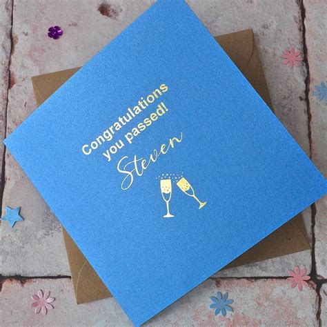 Personalised Gold Foil New Job Card By Sweet Pea Design