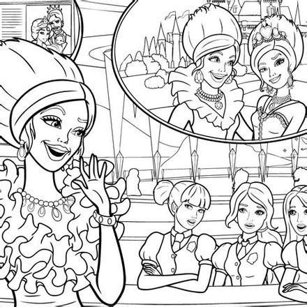 Barbie THE PRINCESS CHARM SCHOOL coloring pages - Online printables for ...