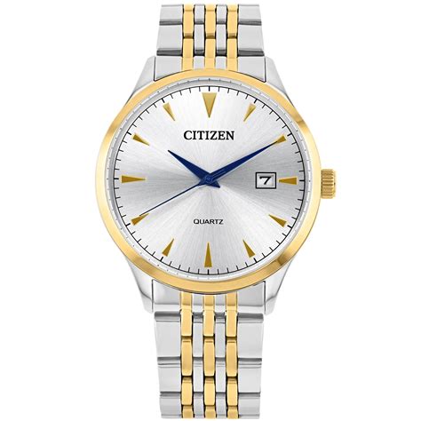 Citizen Men’s Quartz Two-tone Stainless Steel Silver Dial 41mm Watch ...