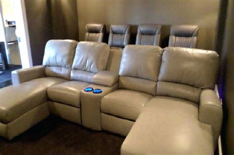 How to Get The Perfect Home Theater Sectional Seating | Little House in ...