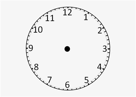 Printable Clock Hands Template