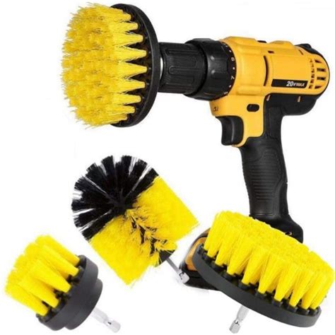 Buy DRILL BRUSH 360 Original Attachments 3 Pack kit - Cleaner Scrubbing ...