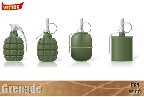 hand grenade vector illustration