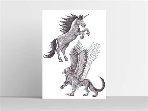 Stippling Animal Illustrations on Behance