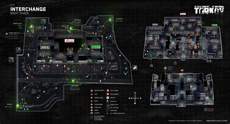 Escape from Tarkov Interchange Map