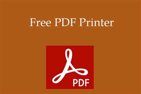 Top 10 Free PDF Printer Software to Print Documents to PDF - MiniTool