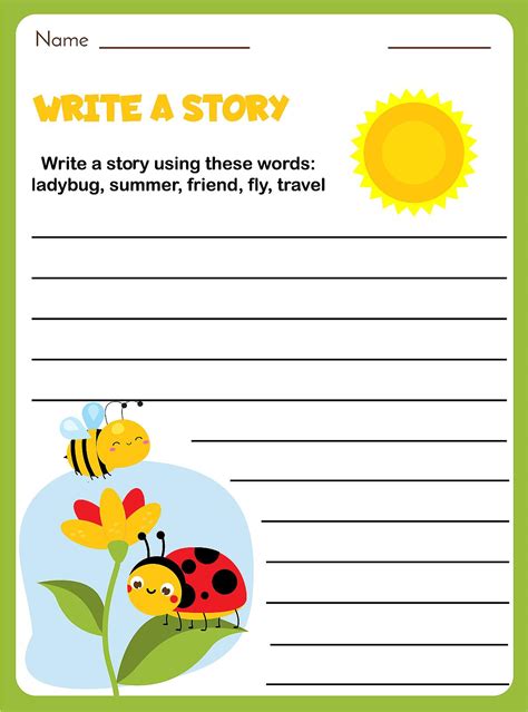 Writing Prompts for Kids: 12 Fun Blank Printable Writing Prompts to ...