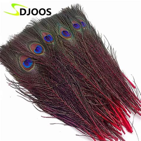 50 PCS Natural Peacock Feathers For Sale Costume Centerpieces 25 30cm ...