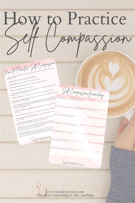 Self Compassion Worksheets - Christian Counseling