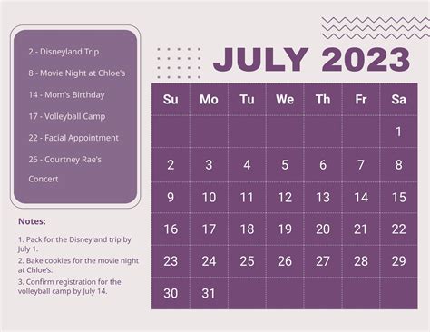 July 2023 Calendar Editable Free - Get Calendar 2023 Update