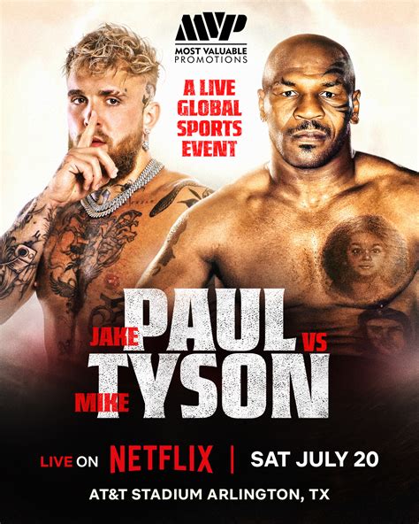 Jake Paul Vs. Mike Tyson Set For July 20 On Netflix - Maxim