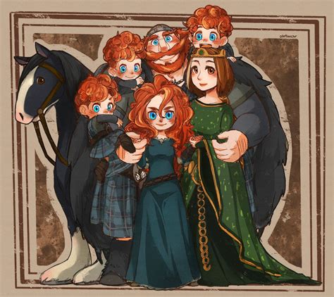 family by jojody on deviantART | Disney fan art, Disney art, Disney brave