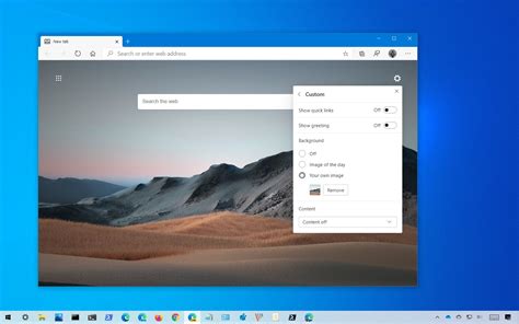 How to set custom tab background image on Microsoft Edge - Pureinfotech