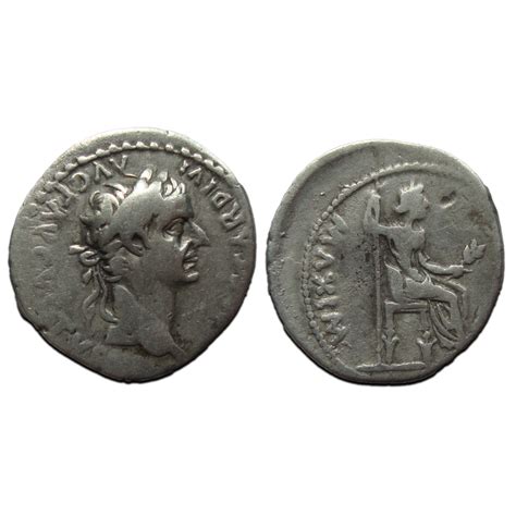 Tiberius - denarius tribute penny (AU2388) - tribute penny denarius ...