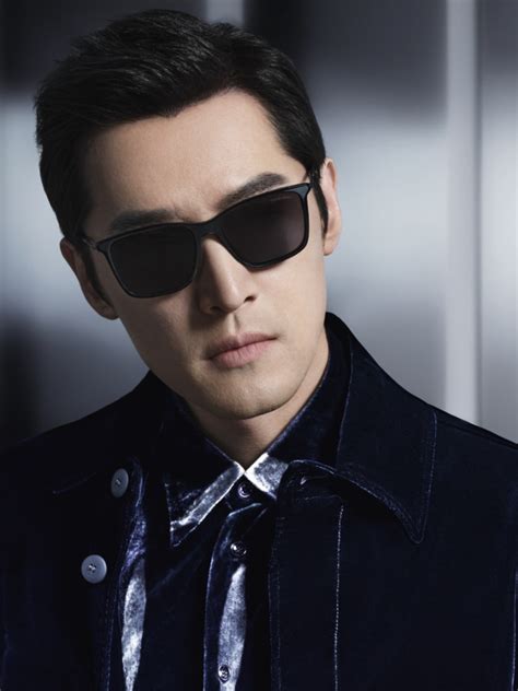 Hu Ge Giorgio Armani Eyewear Campaign Fall 2022